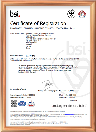 ISO/IEC 27001：信息安全管理体系